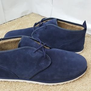 UGG PURE MEN'S NAVY BLUE SUEDE Shoe SIZE 18